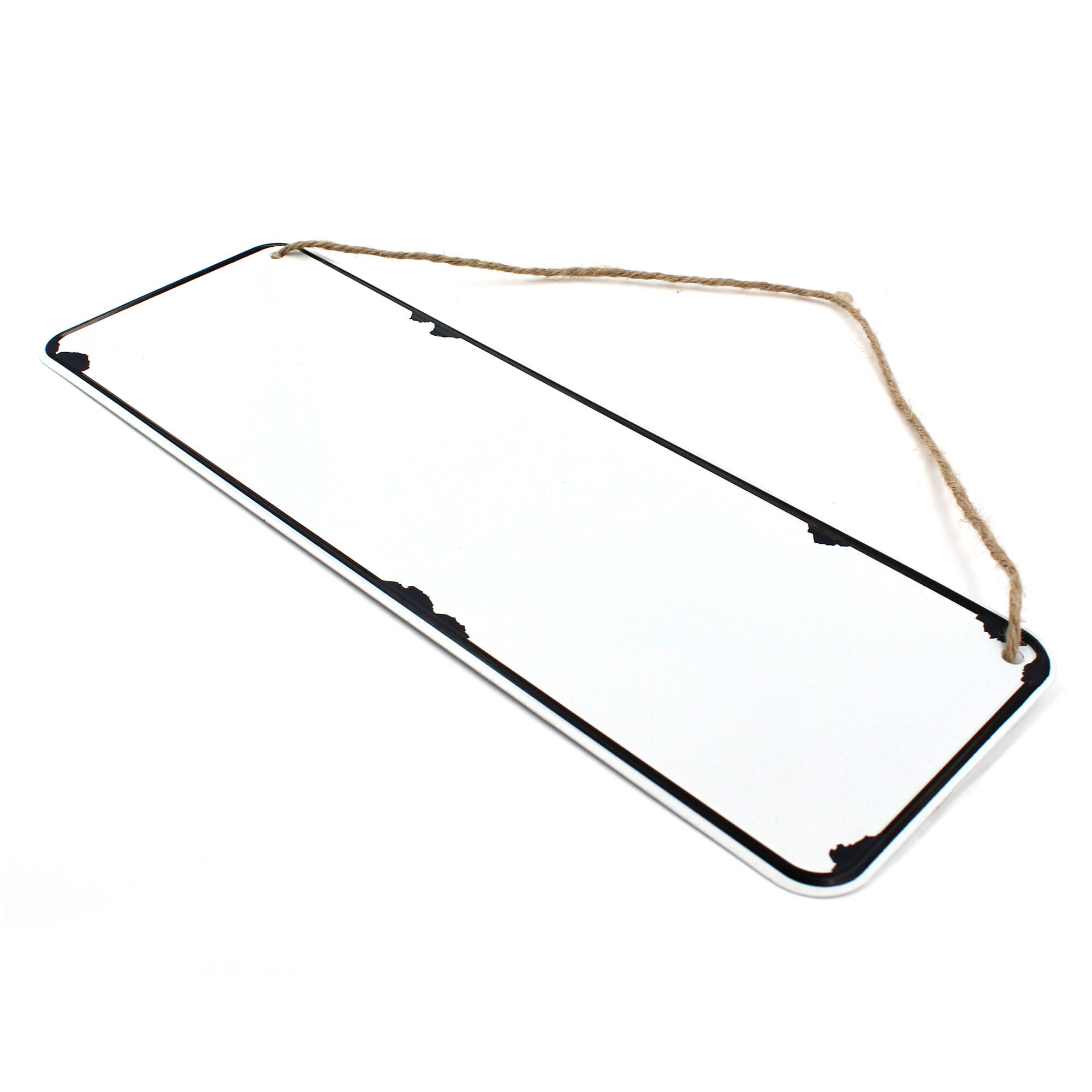 ArtSkills® 3 Pack White 12" x 4" Enamel Plaque